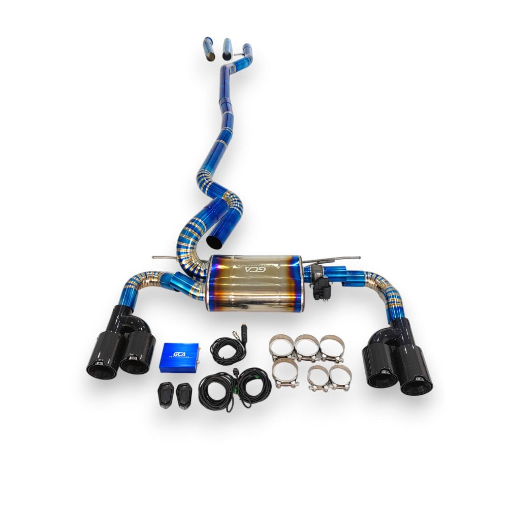 2012-2019 Bmw 3-Series/4-Series Valved Sport Exhaust System | F30/F31/F32/F33/F36 Titanium / Chrome